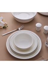 Aryıldız Almada Platin 60 Parça 12 Kişilik Yemek Takımı