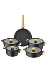 Matilda Alüminyum Döküm 9 Parça Tencere Seti