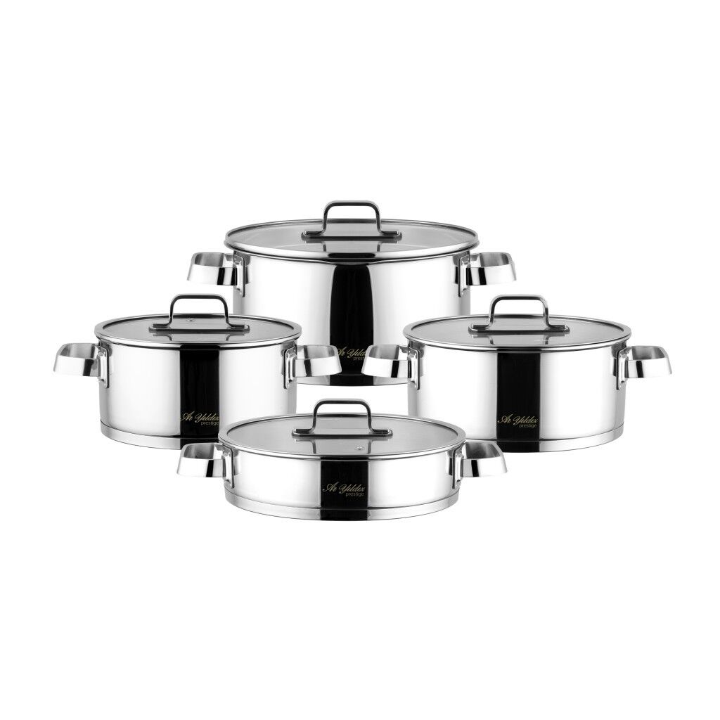 Aryıldız Volga Prestige 8 Parça Tencere Seti