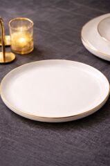 Aryıldız Acoustic Gold 30 Parça 6 Kişilik Yemek Takımı