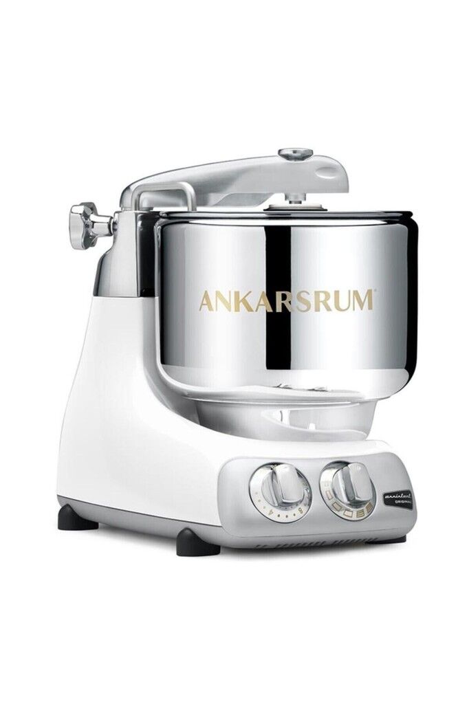 Ankarsrum AKM 6230 GW - Parlak Beyaz Mutfak Asistanı (9 APARATLI)