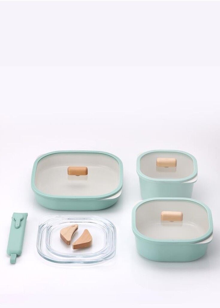 Neoflam Fika Comfort Yeşil Tencere ve Tava Seti