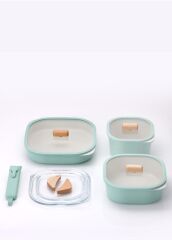 Neoflam Fika Comfort Yeşil Tencere ve Tava Seti