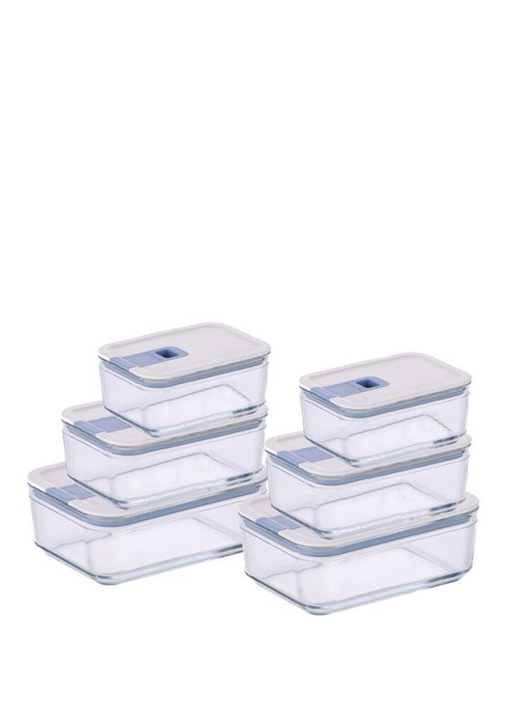 Neoflam Perfect Seal Cam Saklama Kabı Seti 6 Parça