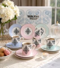 Mikasa Moor Aristelle 6 Kişilik Kahve Fincan Seti 90cc