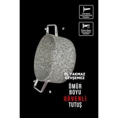 Brioni Stone-Age 3 Parça 26cm Basık-26cm Tava Çizilmez Yanmaz Yapışmaz Kombin Tencere Tava Seti