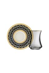 Sandro Moreno 1453 Şangay Gold 12 Parça 6 Kişilik Çay Seti 110 ml