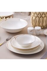 Aryıldız Crystal Provence Gold 56 Parça 12 Kişilik Yemek Takımı