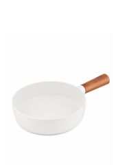 Neoflam Fika Seramik Kaplama İndüksiyonlu Wok Tava 18 CM - Beyaz