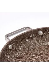 Brioni Stone-Age Terra 20 cm Çizilmez Yanmaz Yapışmaz İndüksiyonlu Sahan