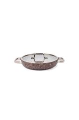 Brioni Stone-Age Terra 22 cm Çizilmez Yanmaz Yapışmaz İndüksiyonlu Sahan