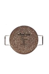 Brioni Stone-Age Terra 24 cm Çizilmez Yanmaz Yapışmaz İndüksiyonlu Basık Tencere
