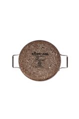 Brioni Stone-Age Terra 26 cm Çizilmez Yanmaz Yapışmaz İndüksiyonlu Basık Tencere