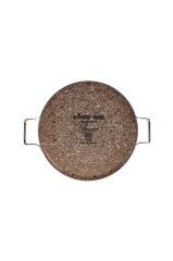 Brioni Stone-Age Terra 32 cm Çizilmez Yanmaz Yapışmaz İndüksiyonlu Basık Tencere