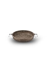 Brioni Stone-Age Terra 24cm Çizilmez Yanmaz Yapışmaz İndüksiyonlu Sahan