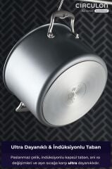 Circulon 24 Cm Kapaklı Derin Tencere