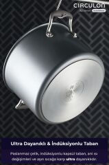 Circulon 24 Cm Kapaklı Derin Tencere