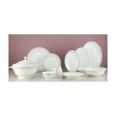 Evaliza Charm Platin 60 Parça Yemek Takımı