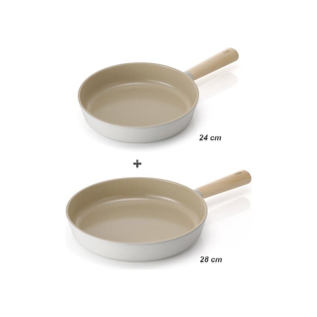 Neoflam Fika Alüminyum Döküm 2'li Tava Seti 24 x 28 cm.