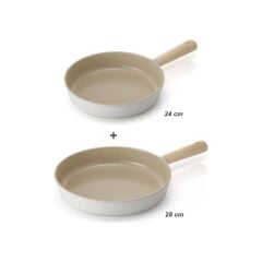 Neoflam Fika Alüminyum Döküm 2'li Tava Seti 24 x 28 cm.