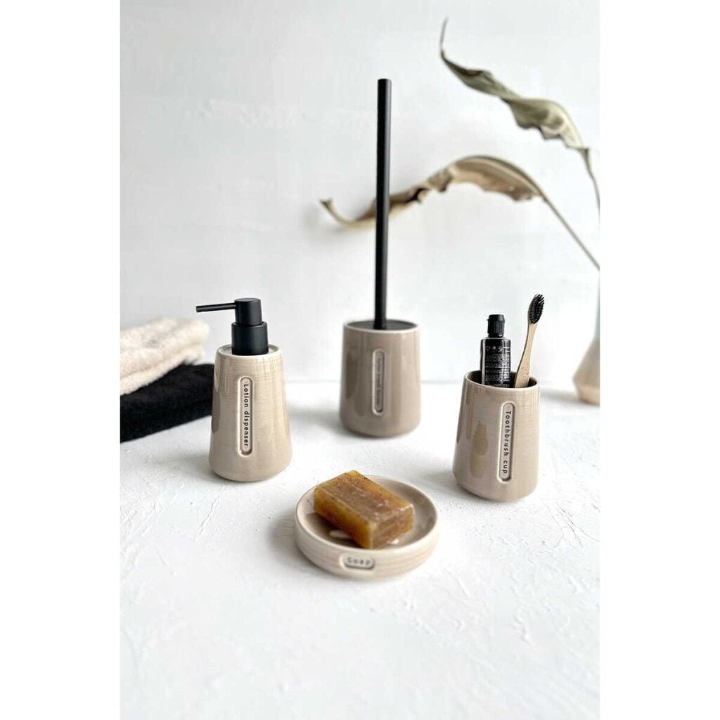 Primanova Taper 4'lü Banyo Seti Bej