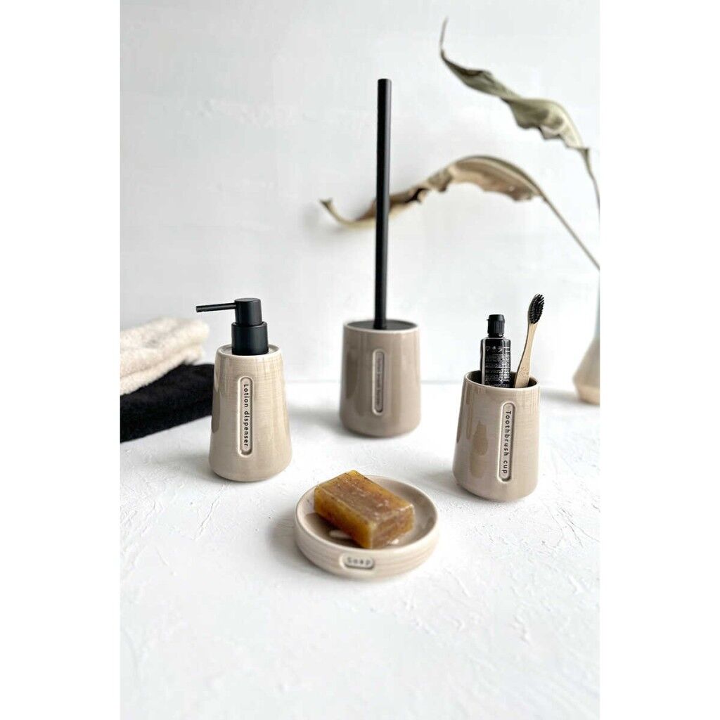 Primanova Taper 4'lü Banyo Seti Bej