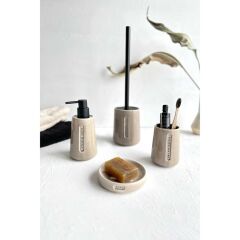 Primanova Taper 4'lü Banyo Seti Bej