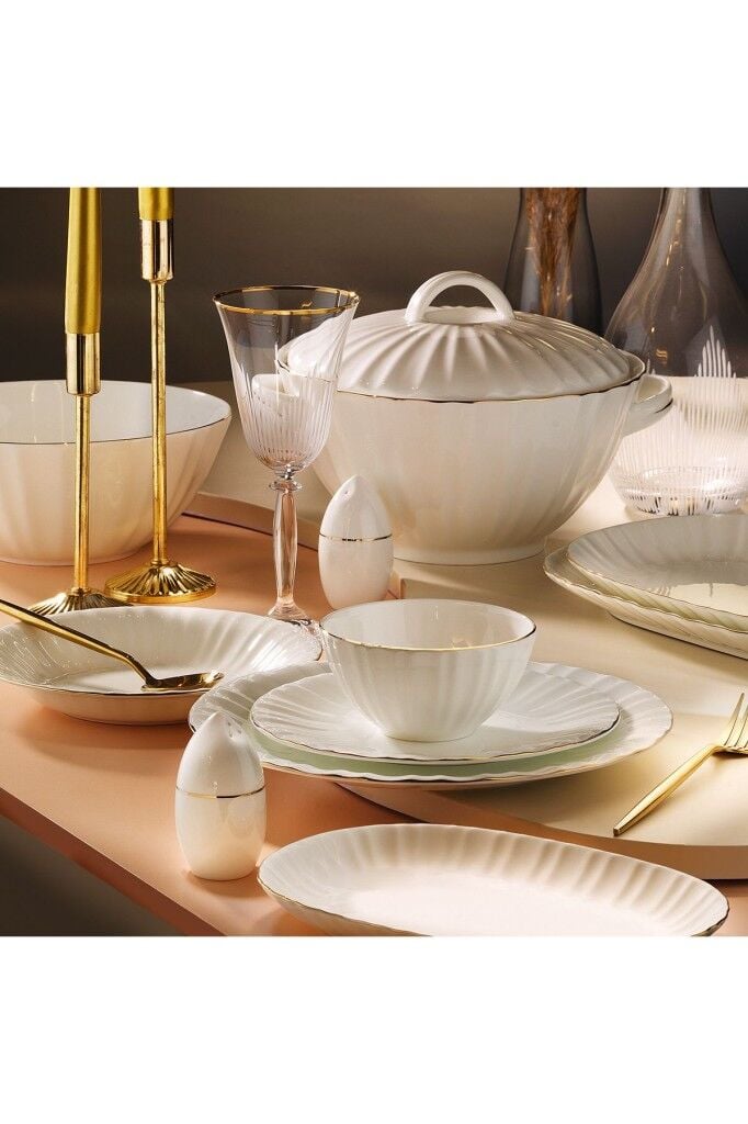 Aryıldız Bone Rose 60 Parça 12 Kişilik Yemek Takımı