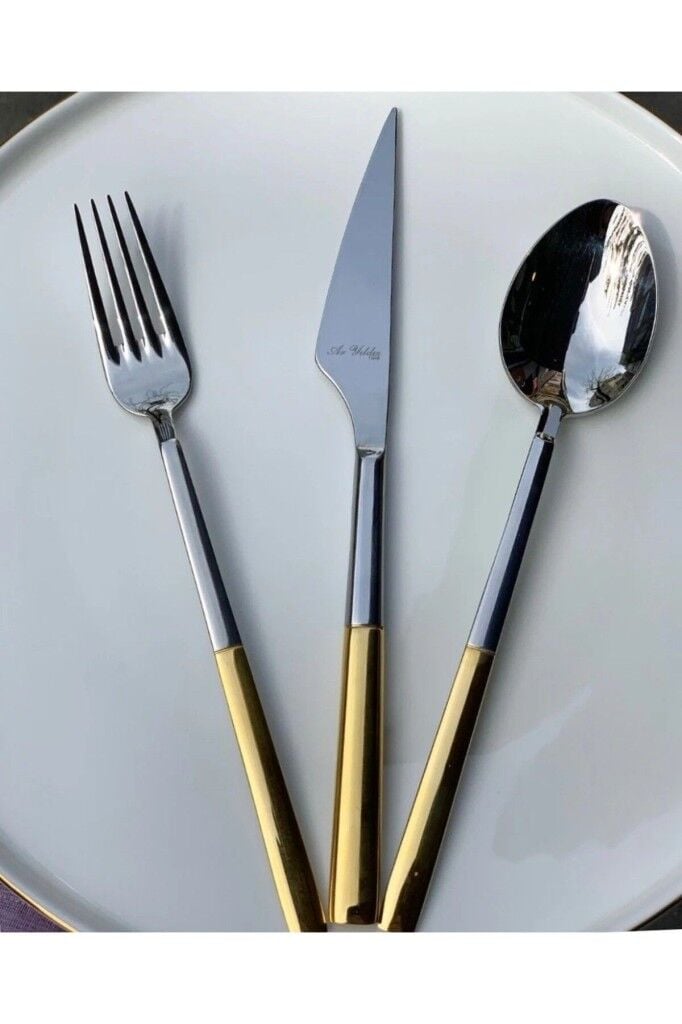 Aryıldız Prestige Gold 84 Parça Çatal Kaşık Bıçak Takımı
