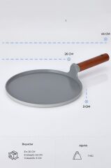 Neoflam Fika Xtrema Kaplama Gri Krep Tavası 26 Cm