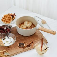 Neoflam Fika Cam Kapaklı 18cm Sos Tenceresi