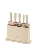 Aryıldız Kaizu 10 Parça Blok Bıçak ve Kesme Tahtası Seti