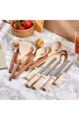 Aryıldız Kaizen 12 Parça Blok Bıçak ve Pano Seti