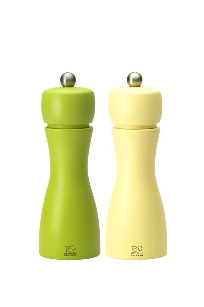 Peugeot Tahiti K. Biber Tuz Değirmeni 2 Li Set 15 Cm Sarı Yeşil