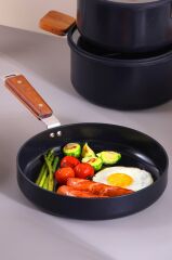 Neoflam Bien Alüminyum Döküm Tava, Siyah 24cm