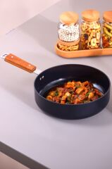 Neoflam Bien Alüminyum Döküm Wok Tava, Siyah 24cm