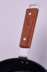 Neoflam Bien Alüminyum Döküm Wok Tava, Siyah 24cm