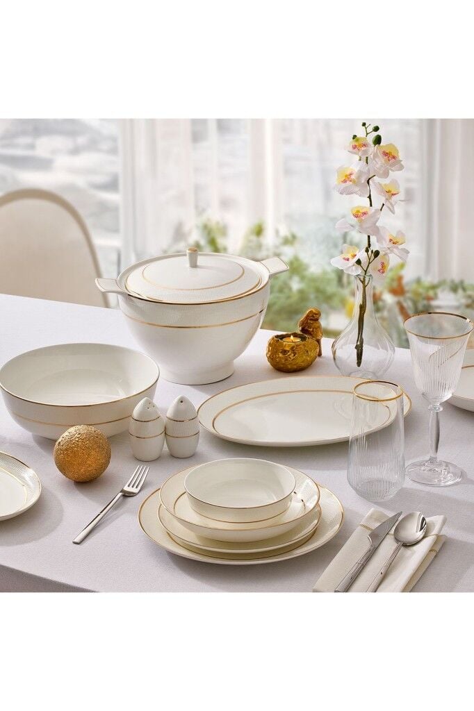 Aryıldız Glamour 60 Parça 12 Kişilik Yemek Takımı